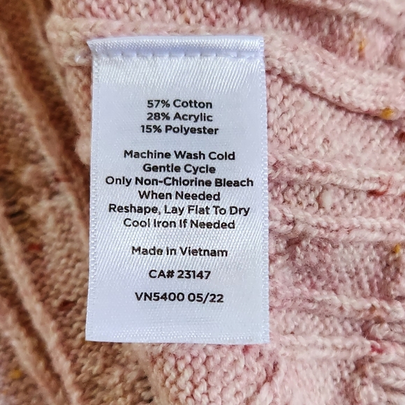 Talbots Cable Knit Long-sleeve Sweater Large - Picture 8 of 10